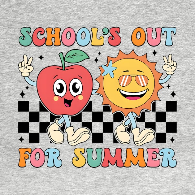 School's Out For Summer, End of School Year Teacher, Last Day Of School, Teacher Summer, Summer Vacation by artbyGreen